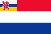 vlag Nederland met inzet Limburgse vlag 70x100cm
