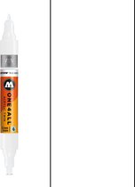 MOLOTOW One4All Premium Acrylic TWIN Marker 1,5 + 4mm - 160 Signal Weiß