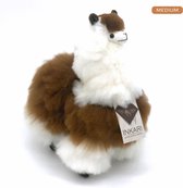 Alpaca Knuffel - Macchiato - Alpacawol - Medium - 32 cm - Handgemaakt, Natuurlijk & Fairtrade - Allergie-vrij;
