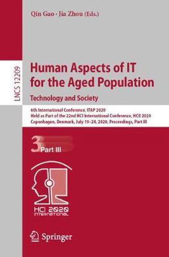 Lecture Notes in Computer Science12209- Human Aspects of IT  ... - cover