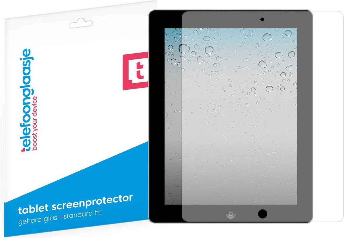 iPad 2 screenprotector van Gehard glas - Case Friendly