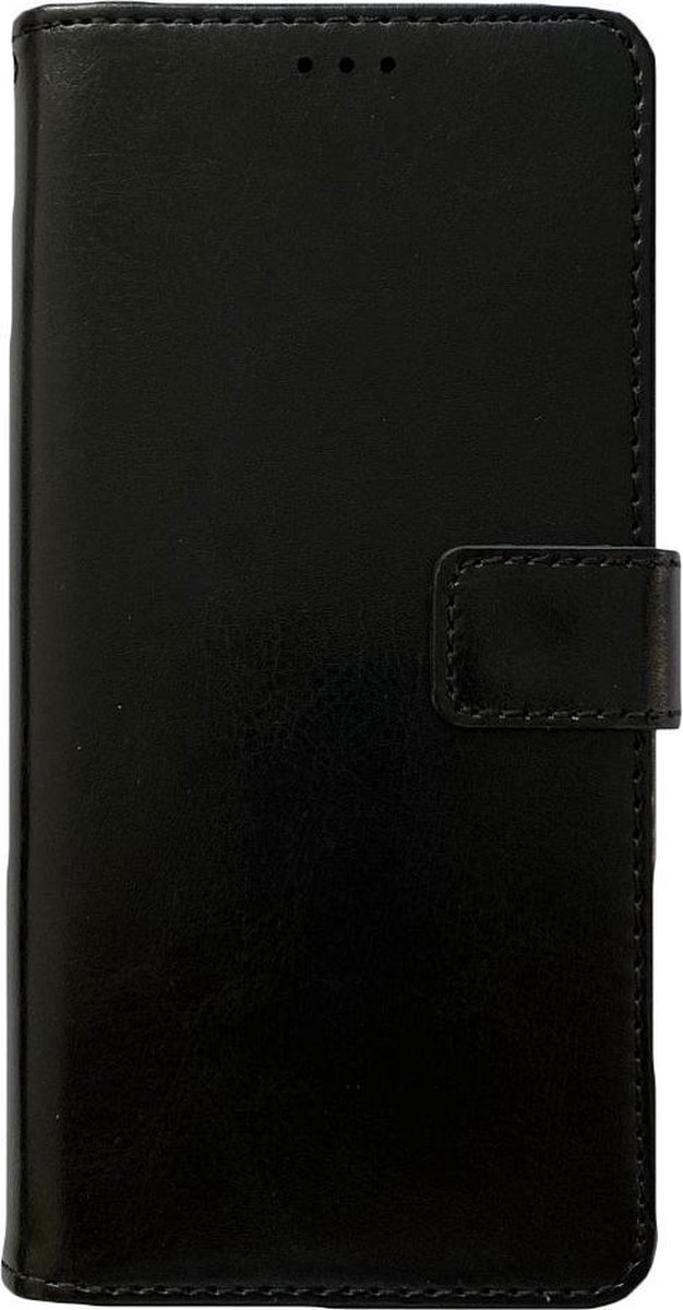 geschikt voor samsung - galaxy s9 plus - book case - zwart - inclusief 1 extra screenprotector