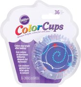 Wilton Color Cups - stevige baking cups voor cupcakes met folie binnenkant
