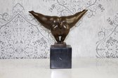 Decoratief Beeld - Bronzen Van Een Danser - Brons En Natuursteen - Wexdeco - Brons - 23.2 X 7.9 Cm