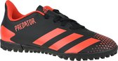 adidas Predator 20.4 kunstgrasschoenen jongens zwart/rood