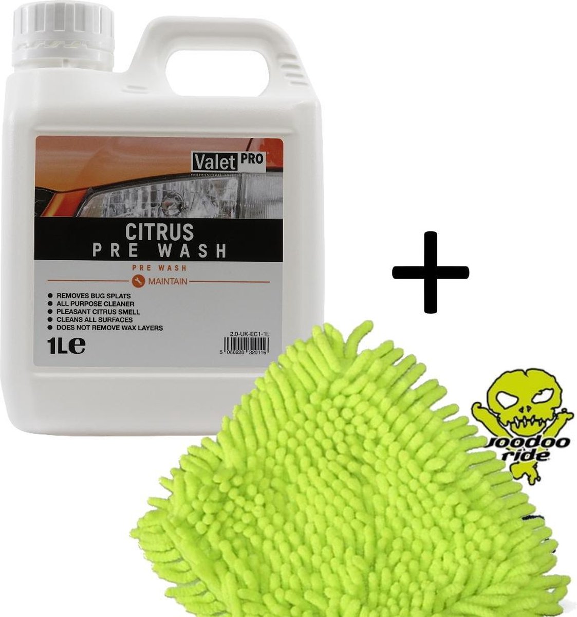 Valet Pro-Shampoo Citrus Pre Wash 1 Ltr- auto voorwas shampoo 1L- WashMitt