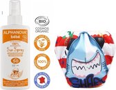 SUMMER SET - BIO SPF 50 Baby Hypoallergeen Spray 125g & Wasbare Zwemluier 3-15kg