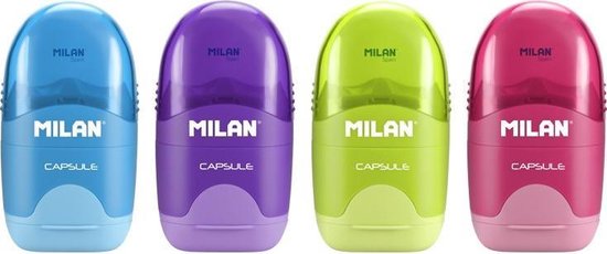 Milan Capsule puntenslijper en gum |