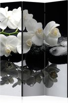 Kamerscherm - Scheidingswand - Vouwscherm - Spa, Stones and Orchid [Room Dividers] 135x172 - Artgeist Vouwscherm