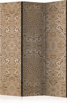 Kamerscherm - Scheidingswand - Vouwscherm - Sand ornament [Room Dividers] 135x172 - Artgeist Vouwscherm