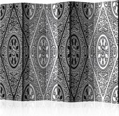 Kamerscherm - Scheidingswand - Vouwscherm - Ethnic Monochrome II [Room Dividers] 225x172 - Artgeist Vouwscherm