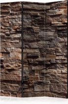 Kamerscherm - Scheidingswand - Vouwscherm - Stylish Bronze [Room Dividers] 135x172 - Artgeist Vouwscherm