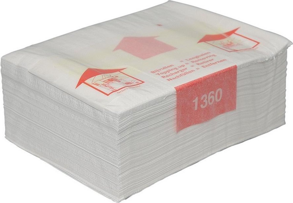 Goedkoopste Vendor 1360 handdoekcassettes 12x55m = 660meter (1360