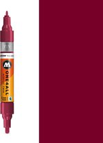 Molotow ONE4ALL - Burgundy Acrylic Twin 1,5 – 4 mm Marker