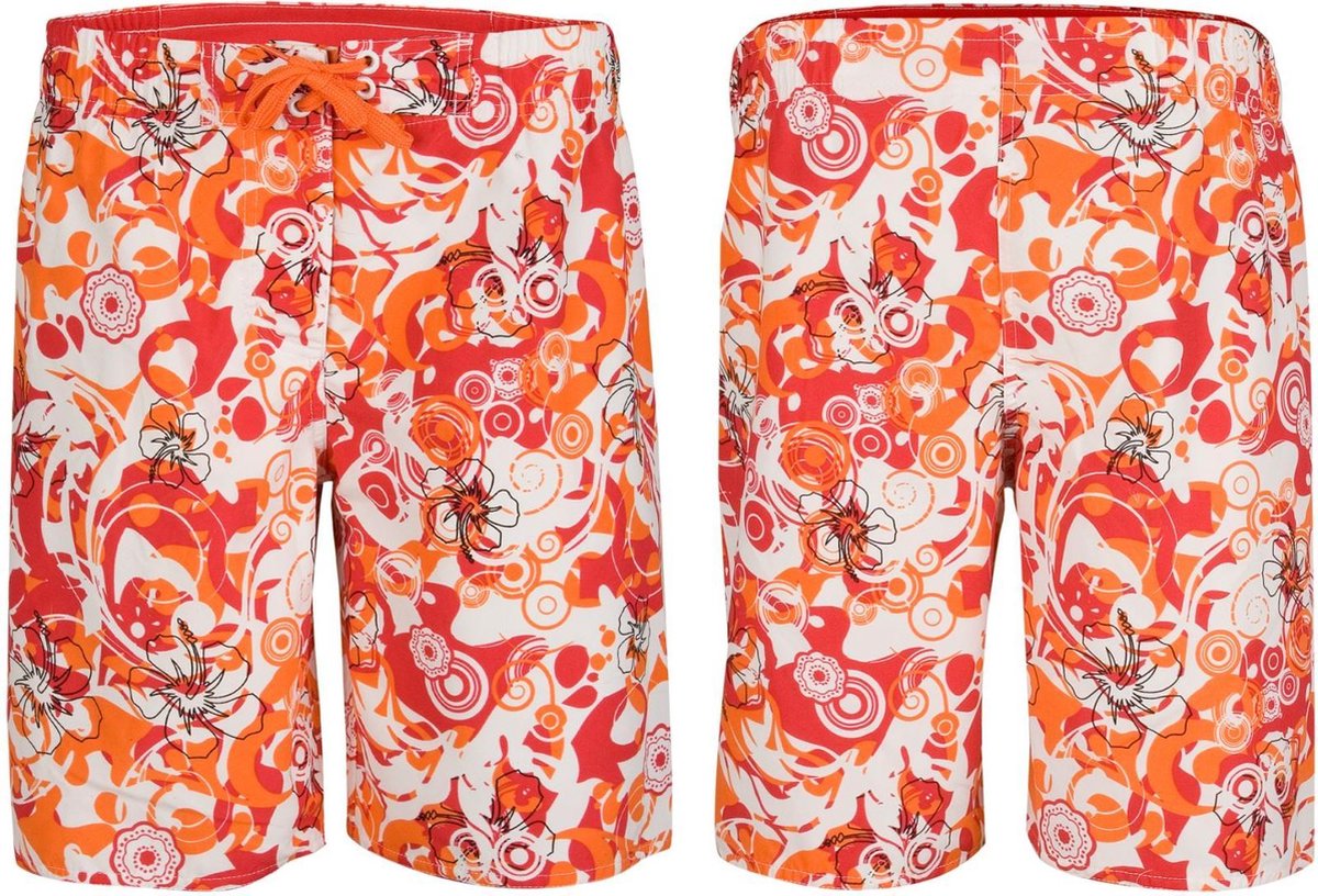 Succesvol voorspelling industrie Waimea Boardshort Dames - Allover Print - Fuchsia/Wit/Oranje - 40 | bol.com