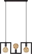 Straluma Hanglamp “Angular” 3 lichts Matzwart