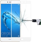 Voor Huawei Enjoy 7 Plus 0,33 mm 9H hardheid van het oppervlak van het scherm Volledig scherm Gehard glas Screen Protector (wit)