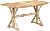Eettafel Massief hout (Incl LW3D Klok)) - Dineertafel - Eet tafel - Eetkamertafel - Woonkamer tafel