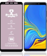 Voor Galaxy A9 (2018) 9H HD Large Arc High Alumina Full Screen Tempered Glass Film