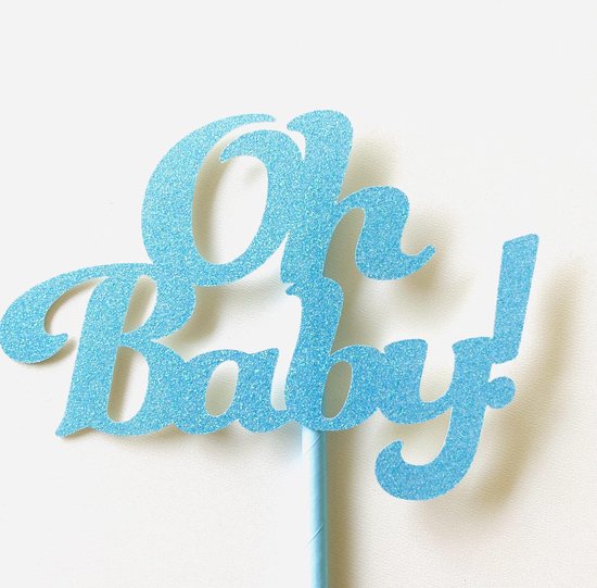 Caketopper Oh Baby | STANDAARD CAKETOPPERS