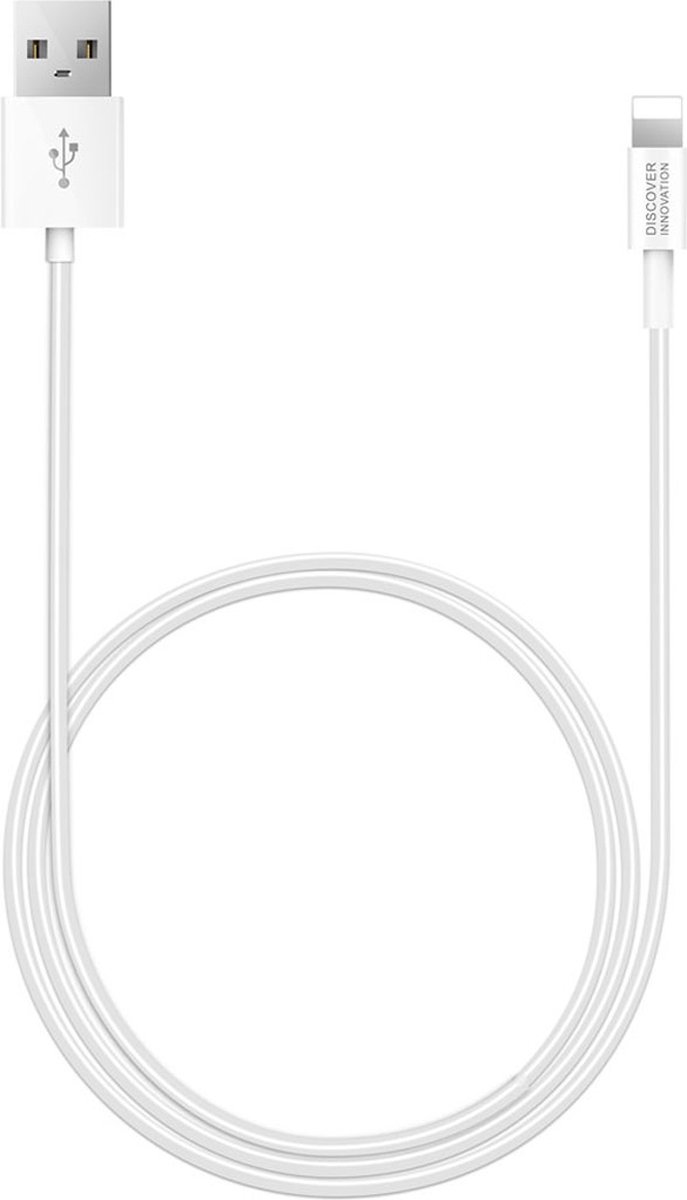 NILLKIN 1m 5V / 2,1A (max) USB naar 8-pins snellader datakabel, voor iPhone XR / iPhone XS MAX / iPhone X & XS / iPhone 8 & 8 Plus / iPhone 7 & 7 Plus / iPhone 6 & 6s & 6 Plus & 6s Plus / iPad