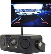 PZ-451 Auto Camera LED-verlichting Parkeersensor 3 in 1 nachtzichtcamera Monitor met zoemer, DC 12V, 720 x 504 pixels, lenshoek: 120 graden