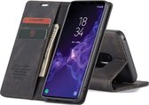 CASEME - Samsung Galaxy S9 Retro Wallet Case - Zwart