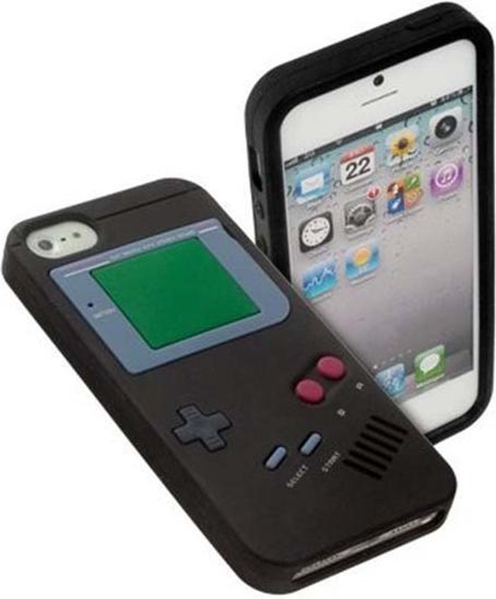 Apple iPhone SE GAMEBOY smartphone cover tpu siliconen case Zwart