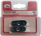 I-FIX magneetsnapper 4 kg | 2 stuks | WIT
