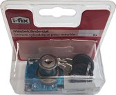 I-FIX metalen meubelcilinderslot met 2 sleutels