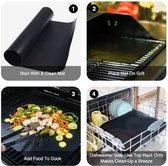 Bbq mat - grill mat - anti-kleef ovenmat - teflon bakmat - BBQ Accesoire - koken - kolen - gas - oven grillen - ovenbeschermer