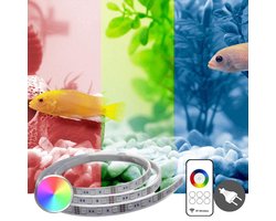 Aquarium Led Verlichting - RGB - 10 t/m 50 cm - Complete set met afstandsbediening - Aquarium Led strip