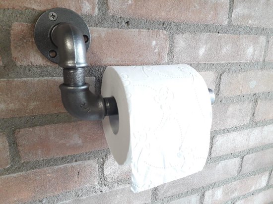 Porte-rouleau de papier toilette industriel - Incl. vis d'accompagnement  -... | bol
