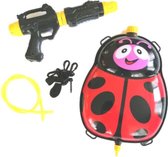 Funny Toys Waterpistool Met Tank 35,5 Cm Rood/zwart 5-delig