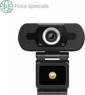 Webcam Full HD - 1080p - USB Webcam met Microfoon - Webcam voor PC of Laptop - Geschikt voor Windows en Mac