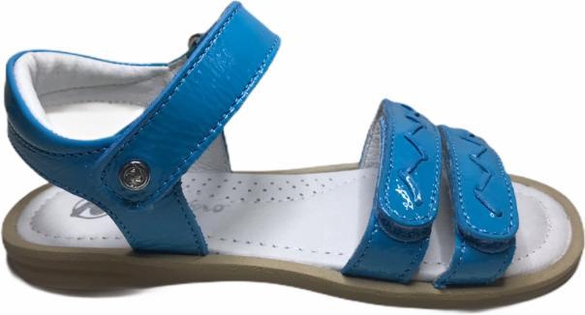 Naturino velcro meisje sandalen 2363 lak lt blauw