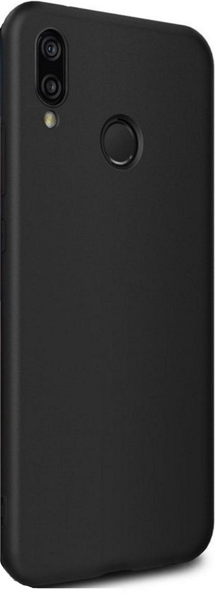 Huawei p30 lite silicone zwart | Met |Gratis 2X Tempered glass Screenpotrector met Cleaning set