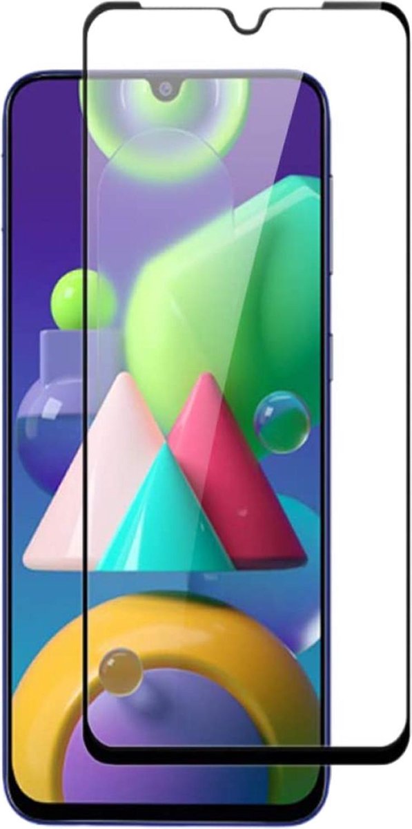 Screenprotector geschikt voor Samsung M21 - Full Screen Protector Glas