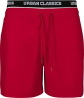 Heren zwembroek Two in One Swim Shorts rood