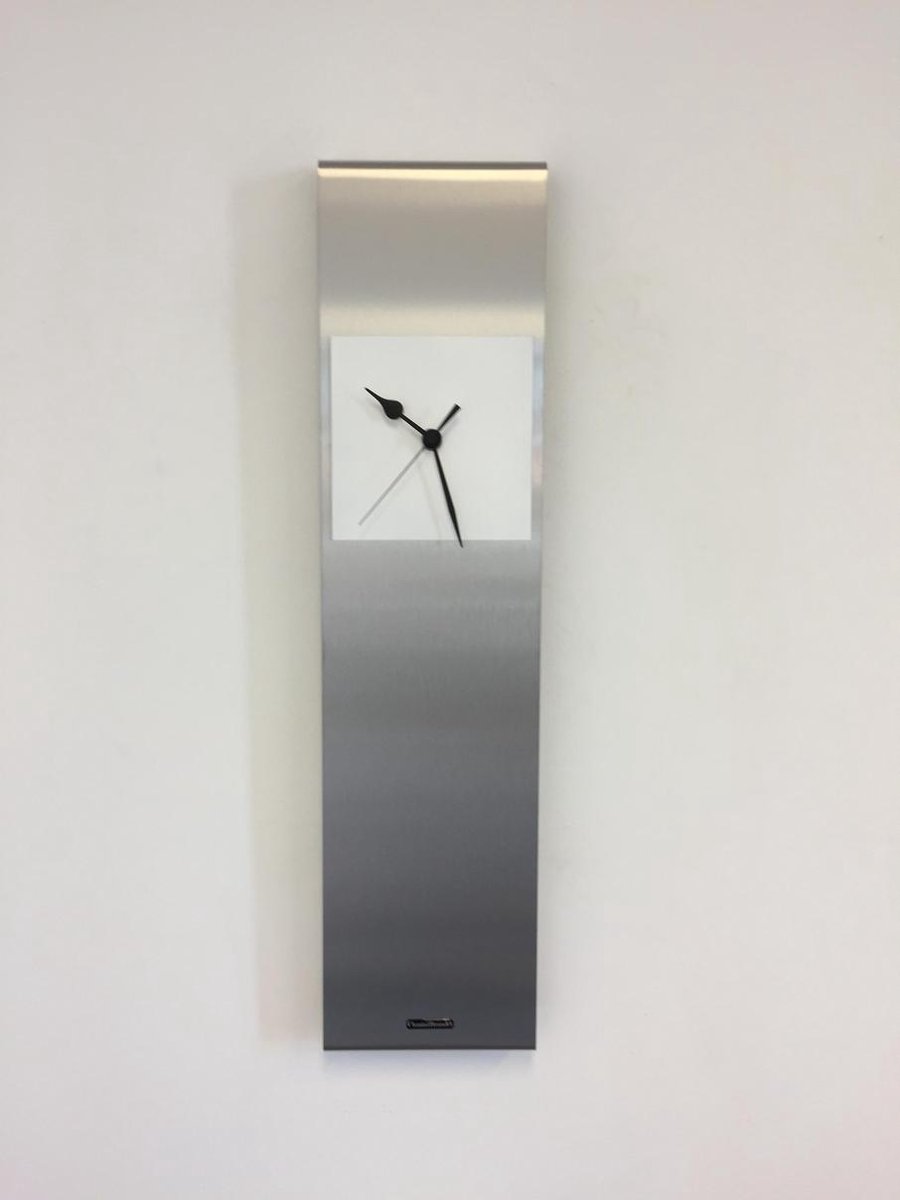 Wandklok SKY-SCRAPER NEW YORK WHITE Modern Dutch Design