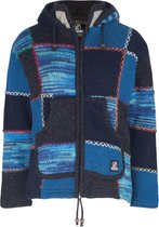 Gebreid Wollen Vest Dames met voering - W Patch ZH Navy 3XL
