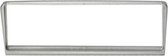 1-DIN inbouwframe  ALFA 156 02 > zilvergrijs