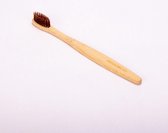 Bamboe tandenborstel (bruin) - Bamboo toothbrush (brown) - soft brush - ecological