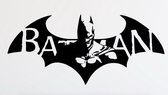 Zwarte Batman Muursticker