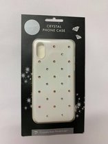 Chrystal Phone Case - hoesje - cover- Iphone X - wit - met Swarovski crystals