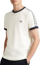 Fred Perry - T-Shirt Wit M6347 - M - Modern-fit