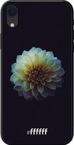 iPhone Xr Hoesje TPU Case - Just a Perfect Flower #ffffff