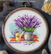 Borduurpakket MANDALA PROVENCE - LAVENDEL