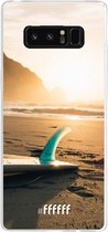 Samsung Galaxy Note 8 Hoesje Transparant TPU Case - Sunset Surf #ffffff
