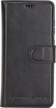 Bomonti™ - Samsung Galaxy S20 - Caisson telefoon hoesje - Zwart Milan - Handmade lederen book case - Geschikt voor magnetische houders